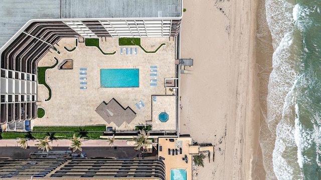 3610 S Ocean Blvd Unit 405, South Palm Beach, FL 33480 - aerial view of extended coastline and a pool area