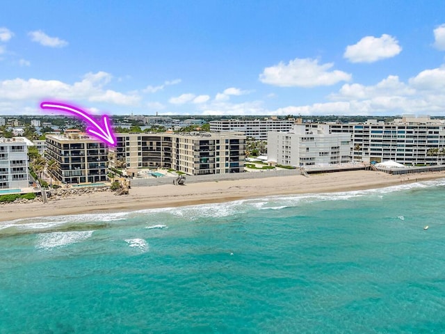 3610 S Ocean Blvd Unit 405, South Palm Beach, FL 33480 - aerial view of extended coastline