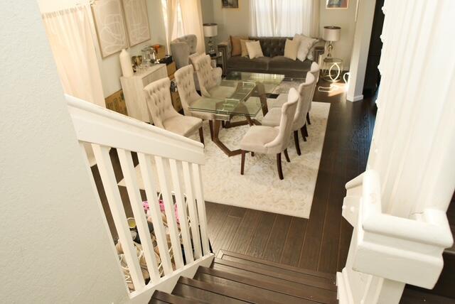 2102 Little Torch St, Riviera Beach, FL 33407 - interior space featuring a textured wall and wood finished floors