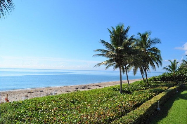 3420 S Ocean Blvd Unit 3W, Highland Beach, FL 33487 - water view featuring nearby beach