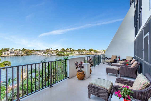 3420 S Ocean Blvd Unit 3W, Highland Beach, FL 33487 - balcony with a water view