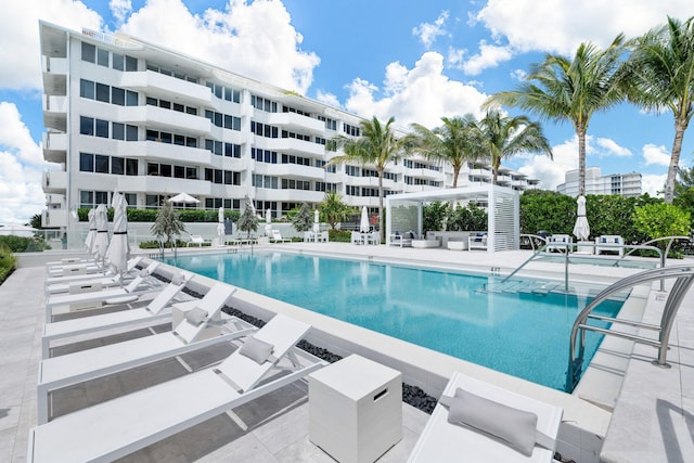 2773 S Ocean Blvd Unit 209, Palm Beach, FL 33480 - community pool featuring a patio area