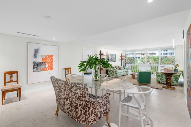 2773 S Ocean Blvd Unit 209, Palm Beach, FL 33480 - dining room with recessed lighting