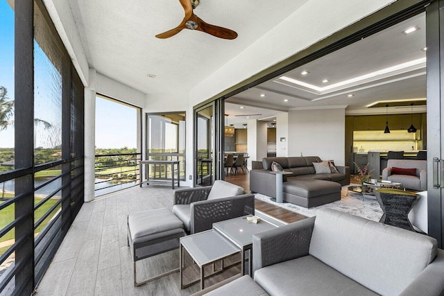 7383 Orangewood Ln Unit 304, Boca Raton, FL 33433 - view of sunroom / solarium
