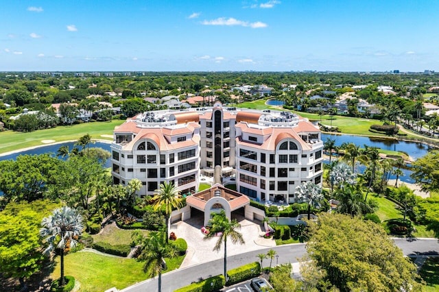 7383 Orangewood Ln Unit 304, Boca Raton, FL 33433 - bird's eye view of a large body of water and a golf club