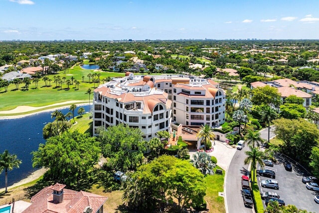 7383 Orangewood Ln Unit 304, Boca Raton, FL 33433 - bird's eye view of a large body of water and a golf club