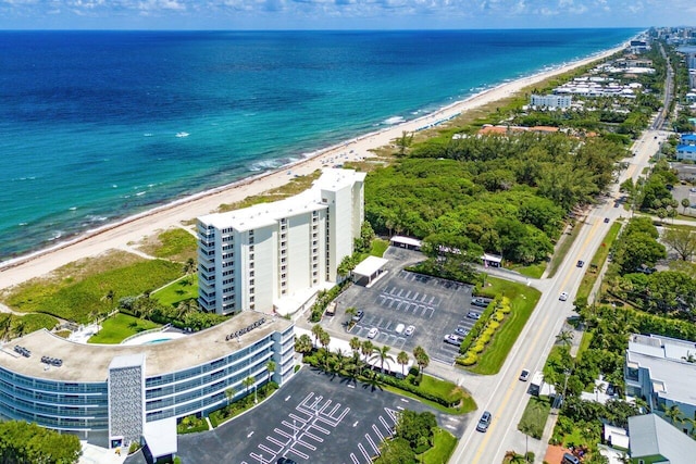 1225 S Ocean Blvd Unit 302, Delray Beach, FL 33483 - drone / aerial view of unending shoreline and apartment complex / building