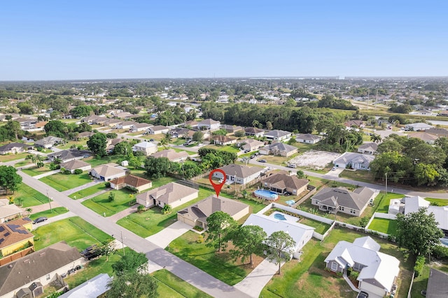 2132 SW Vista Rd, Port Saint Lucie, FL 34953 - birds eye view of property featuring a residential view