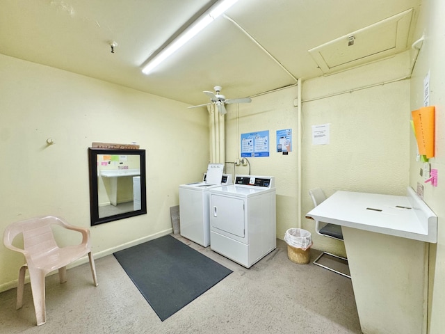 82 Dorset Unit B, Boca Raton, FL 33434 - community laundry room featuring washer and clothes dryer and baseboards