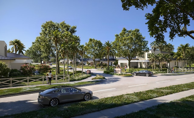 4594 133rd Rd S Amalfi, Unit Amalfi, Delray Beach, FL 33445 - view of street featuring curbs, sidewalks, and a residential view