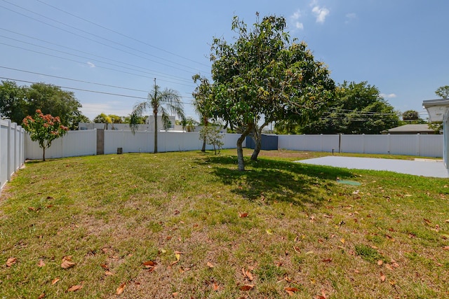 712 NE Camino St, Port Saint Lucie, FL 34952 - view of yard featuring a fenced backyard