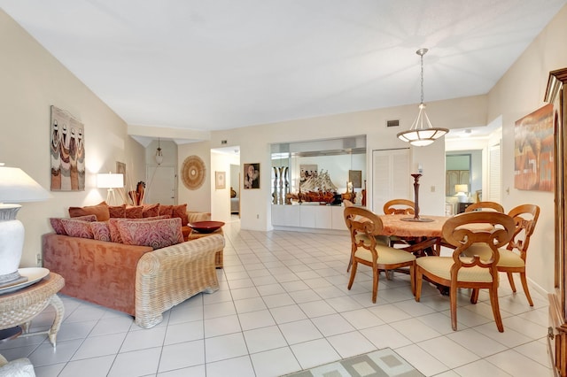 7460 La Paz Blvd Unit 206, Boca Raton, FL 33433 - living area with light tile patterned floors and visible vents