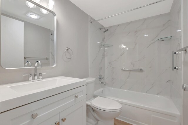 296 Fanshaw H, Boca Raton, FL 33434 - full bath with toilet,  shower combination, and vanity