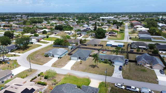 bird's eye view featuring a residential view