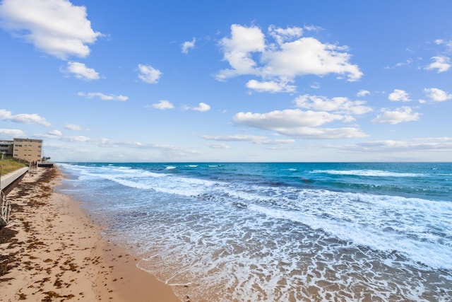 4201 S Ocean Blvd Unit I1, Palm Beach, FL 33480 - property view of water featuring a beach view