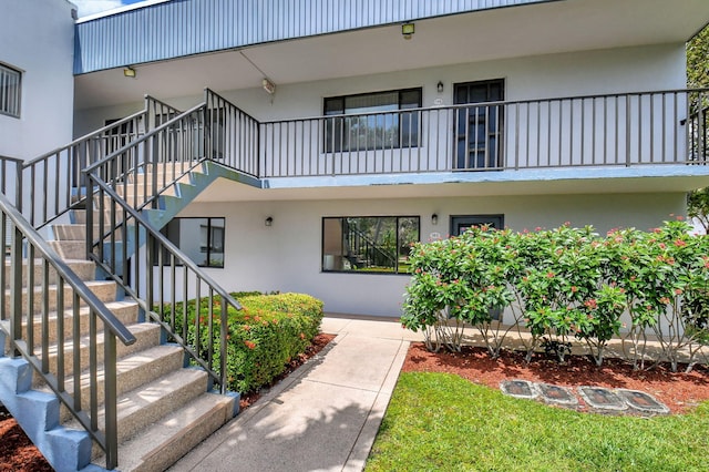 15108 Ashland Dr Unit 185, Delray Beach, FL 33484 - view of property featuring stairs