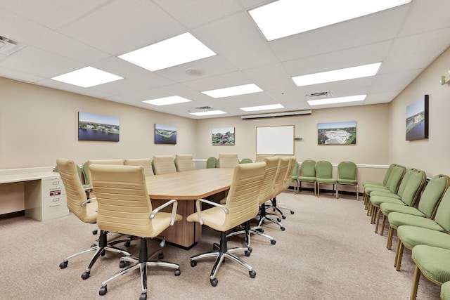 15108 Ashland Dr Unit 185, Delray Beach, FL 33484 - carpeted office space with visible vents and a drop ceiling