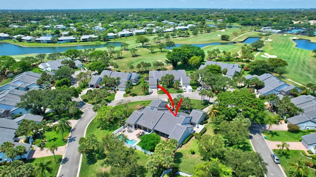 14 Windsor Ln, Boynton Beach, FL 33436 - view of property location featuring nearby suburban area, a local golf course, and a nearby body of water