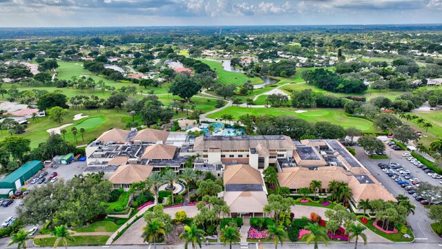 14 Windsor Ln, Boynton Beach, FL 33436 - aerial perspective of suburban area with a golf club