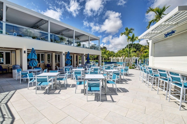 14 Windsor Ln, Boynton Beach, FL 33436 - view of pool with a patio area