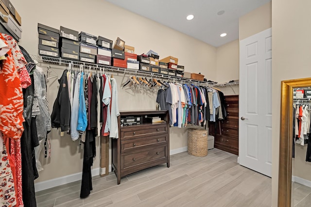 1055 Ember Ridge Run, Loxahatchee, FL 33470 - walk in closet with wood finished floors