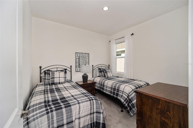 bedroom featuring carpet flooring