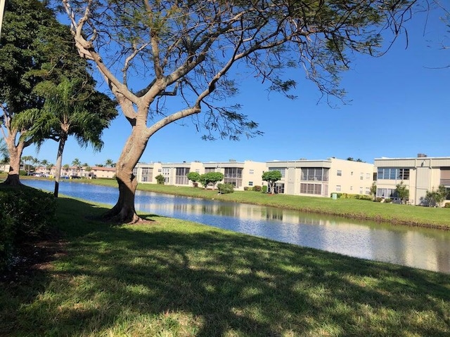 363 Monaco H, Delray Beach, FL 33446 - water view with nearby suburban area