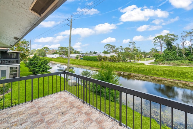 13648 Coconut Palm Ct Unit B, Delray Beach, FL 33484 - balcony with a water view