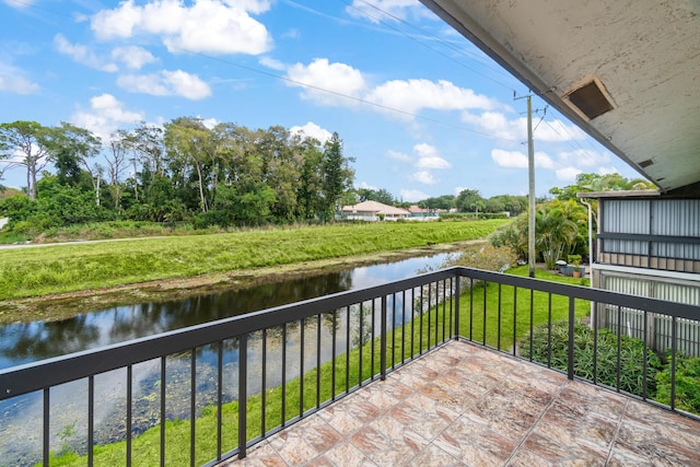 13648 Coconut Palm Ct Unit B, Delray Beach, FL 33484 - balcony featuring a water view