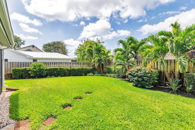 1155 Rainwood Cir, Palm Beach Gardens, FL 33410 - view of yard featuring a fenced backyard