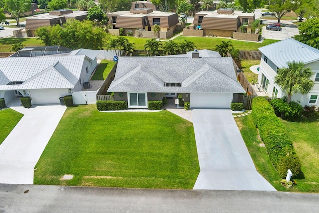 1155 Rainwood Cir, Palm Beach Gardens, FL 33410 - drone / aerial view featuring a residential view