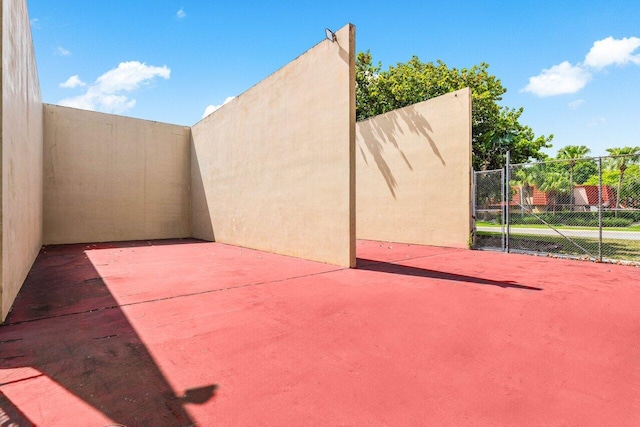 view of patio / terrace with fence