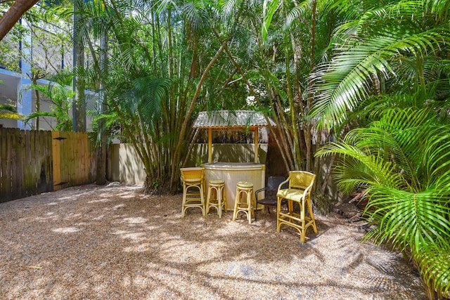 126 Peruvian Ave, Palm Beach, FL 33480 - view of patio / terrace with fence