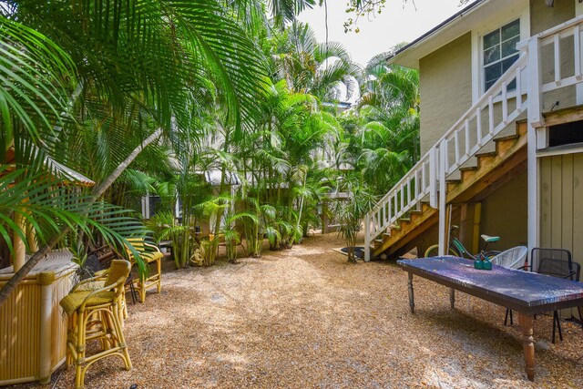 126 Peruvian Ave, Palm Beach, FL 33480 - view of yard with stairs