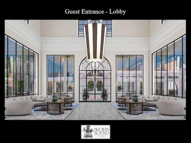 2530 NW 52nd St, Boca Raton, FL 33496 - community lobby featuring a towering ceiling