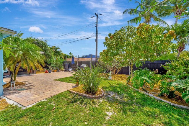 387 Yvonne Dr, West Palm Beach, FL 33406 - view of yard with a patio