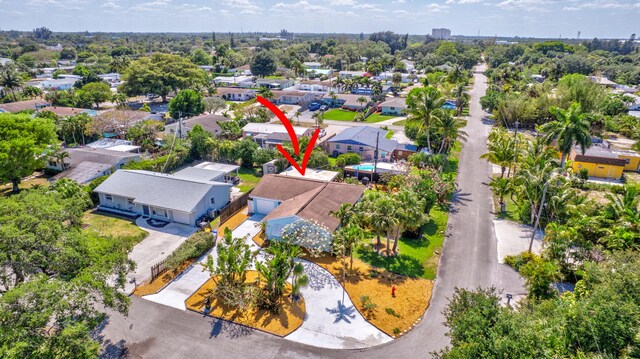 387 Yvonne Dr, West Palm Beach, FL 33406 - aerial view of residential area