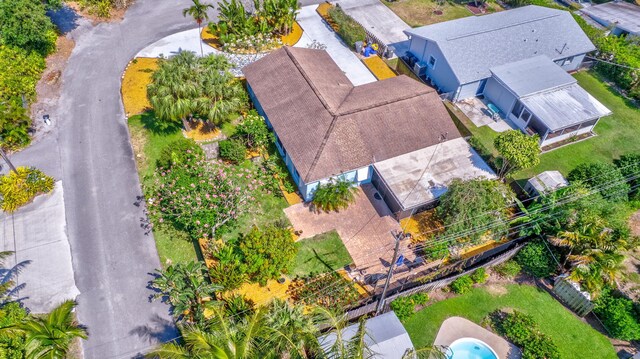 387 Yvonne Dr, West Palm Beach, FL 33406 - aerial view of property and surrounding area