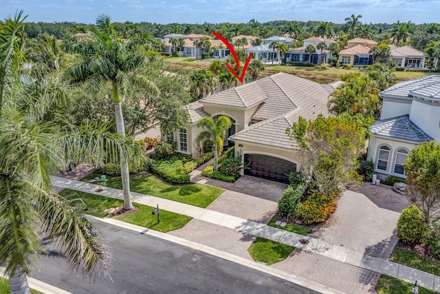 112 Dalena Way, Palm Beach Gardens, FL 33418 - birds eye view of property with a residential view