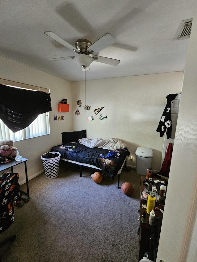 2128 Oakmont Dr Unit 2128, Riviera Beach, FL 33404 - bedroom featuring carpet floors and a ceiling fan