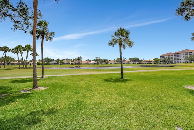 17352 Antigua Point Way, Boca Raton, FL 33487 - view of home's community with a yard, a water view, a residential view, and golf course view
