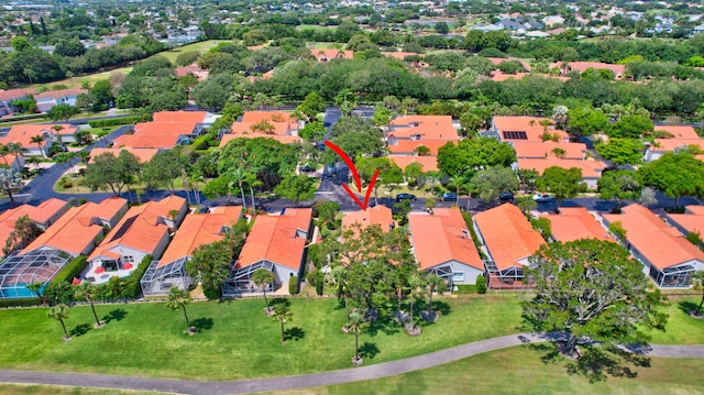 17352 Antigua Point Way, Boca Raton, FL 33487 - birds eye view of property with a residential view