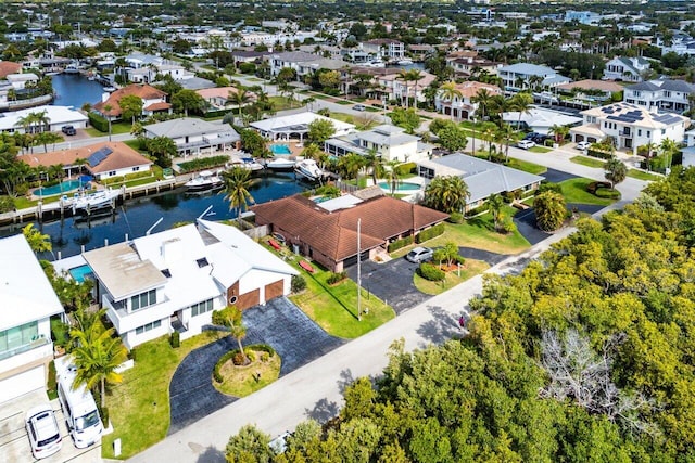 3163 NE 8th Ave, Boca Raton, FL 33431 - aerial perspective of suburban area featuring a nearby body of water
