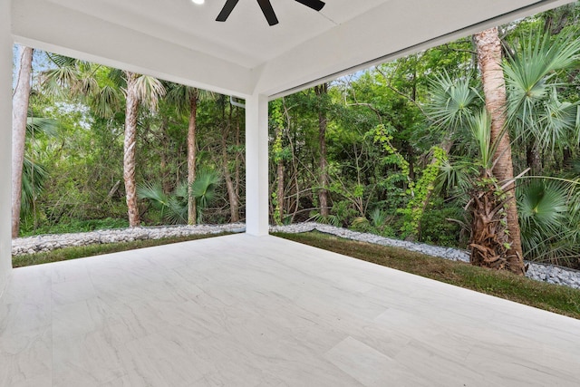 899 Gladiola Ave, Sebastian, FL 32958 - view of patio featuring a ceiling fan