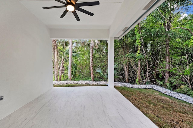 899 Gladiola Ave, Sebastian, FL 32958 - view of patio / terrace featuring ceiling fan