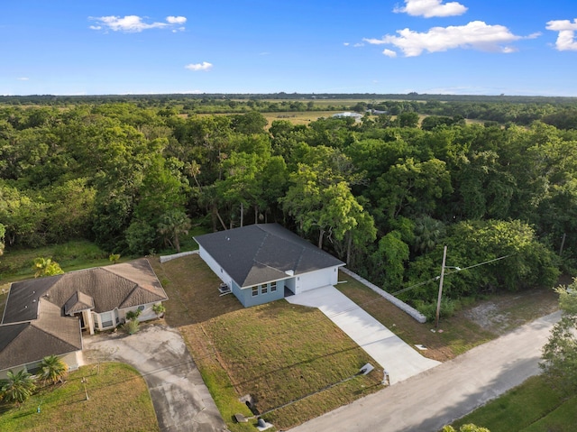 899 Gladiola Ave, Sebastian, FL 32958 - bird's eye view with a forest view