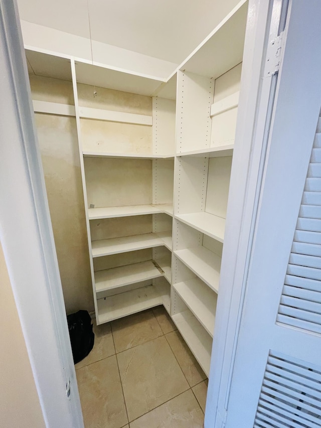 view of pantry