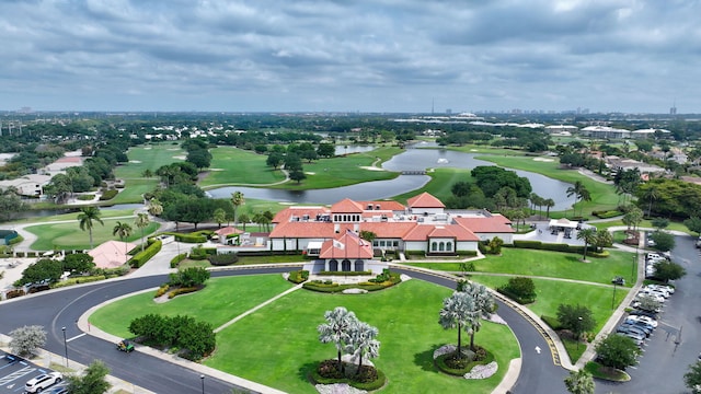 2465 Chesapeake Cir, West Palm Beach, FL 33409 - aerial view with view of golf course and a water view