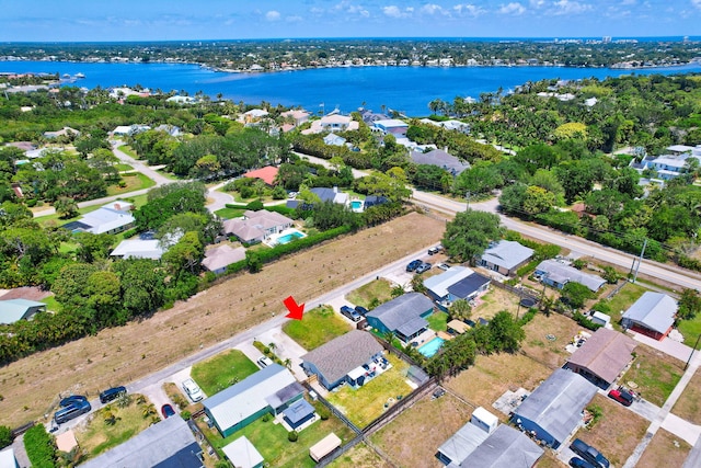 5810 Tucker Rd, Jupiter, FL 33458 - aerial view of property's location featuring nearby suburban area and a nearby body of water