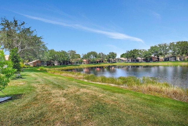 water view with a residential view